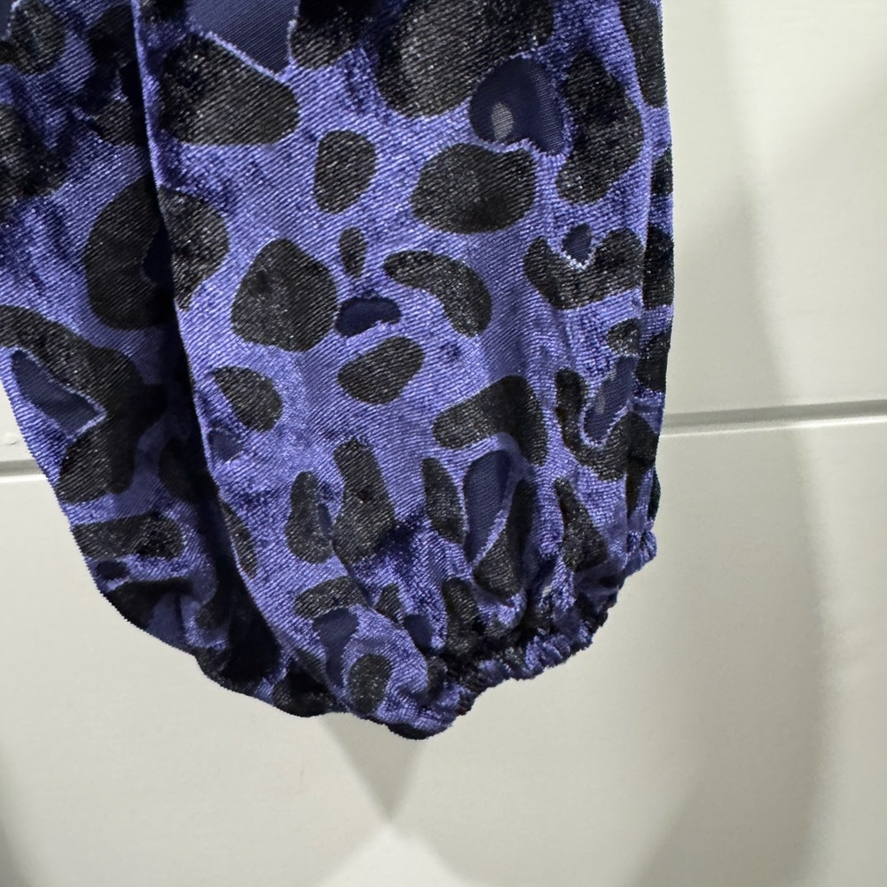 Anthropologie Maeve Bettina Velvet Tiered Mini Short Dress - Picture 7 of 10